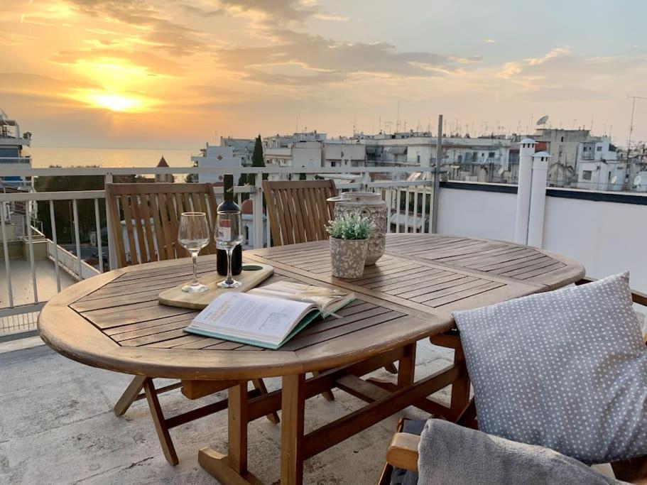 テッサロニキSea View Sunset Penthouseアパートメント エクステリア 写真